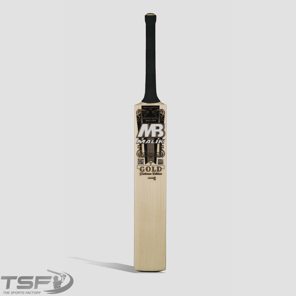 MB Malik Platinum Gold Edition Cricket Bat