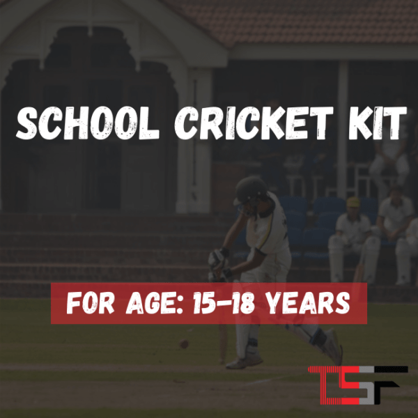 CA School Cricket Kit - Full Cricket Set for School and College Cricketers